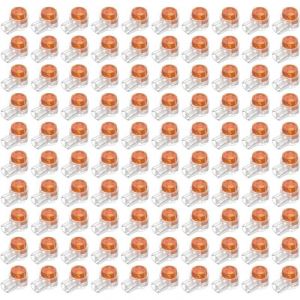 100pcs Scotchlok uy connecteur étanche, connecteurs de câble remplis de résine pinces de connexion pour jardin et extérieur robot tondeuse à gazon