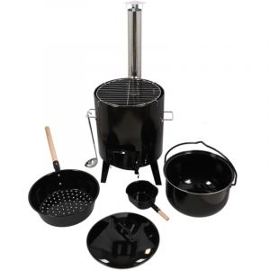 Fancy Flames - Ensemble de cuisson pour l'ext&eacute;rieur