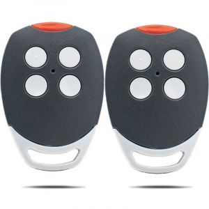 Lot de 2 t&eacute;l&eacute;commandes pour porte de garage Ditec GOL4C, ZEN2C, ZEN4C, pour porte de garage