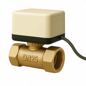 Wiltec - Vanne 2 voies motorisée Motovanne Électrovanne de zone deux à bille chauffage 230V DN25 33.7mm (1')