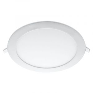 Ecolux - Plafonnier led 6W 540lm 160° Ø120mm IP40 Argent - Blanc naturel 4000K