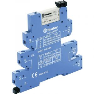 Finder 39.41.0.012.5060 Interface relais 12 V/DC, 12 V/AC 6 A 1 inverseur (RT) 1 pc(s) A943841