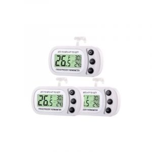 Crea - Thermomètre Digital de Réfrigérateur Congélateur Thermomètre de Salle de Réfrigérateur Thermomètre de Température du Refroidisseur Étanche