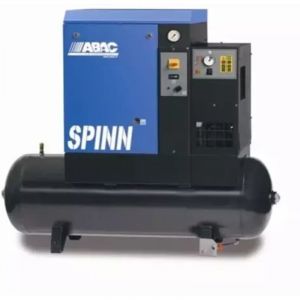 Abac - Compresseur d'air &agrave; vis 500 litres 7,5 cv triphas&eacute; 10 bar avec s&eacute;cheur