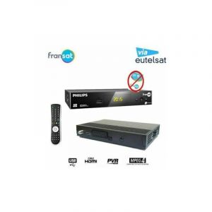 Hdme - Terminal recepteur satellite eutelsat philips DSR3031F fransat+hdmi (vendu sans carte) + cable 12V