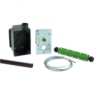 Treuil &agrave; c&acirc;ble pour fen&ecirc;tre de type C &ndash; Charge maximale 40 kg &ndash; Longueur c&acirc;ble 5 m &ndash; Bo&icirc;tier en PVC et guide-c&acirc;ble nylon