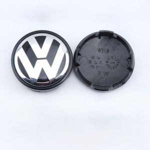 4 pi&egrave;ces couvre-moyeu standard 56mm pour Volkswagen, bouchon de jante avec logo auto, accessoire tuning pour roues de voiture