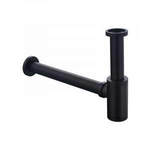 Cyslmuk - Siphon de lavabo en laiton, siphon universel avec extension de 200 mm, siphon réglable de 1 1/4 x 32 mm, résistant aux odeurs et aux