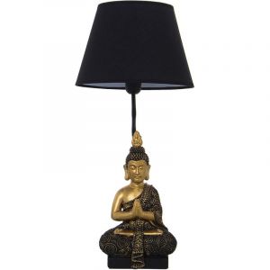 Lampe de Table Bouddha en Résine+92271,1Xe27,Max.40W Non Inclus °28X60 Cm,Base Bouddha:17X15X33 Cm