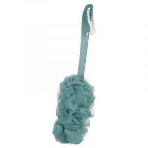 Fleur de Douche avec Manche Long Manche Brosse de Bain à Suspendre Brosse Dos Suspendue Brosse Eponge pour Bain Durable Brosse de Douche pour les