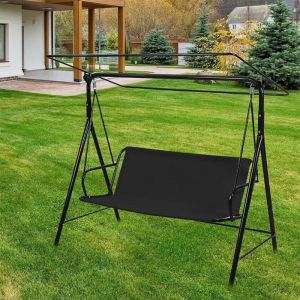 Housse de Protection pour balancelle de Jardin, 127 x 50 x 50 cm, Housse de Remplacement pour balancelle de terrasse, Tissu Oxford 600D, Protection