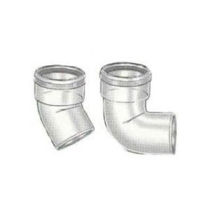 Coude pptl ø 125 chemilux simple paroi - Coude à 87°