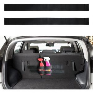 2 Pi&egrave;ces Sangle de Coffre de Voiture, Velcro de Coffre de Voiture Organisateur de Coffre Bandes Velcro de Voiture pour la Fixation d'Objets Dans la
