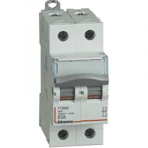 F72N63 Interrupteur-sectionneur modulaire 63A 2P 2 Module - Bticino