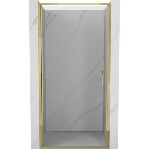 Mexen - Exo porte de douche pivotante 75 cm, transparent, dor&eacute; - 817-075-000-50-00