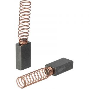 Vhbw - 2x balais charbon 5 x 8 x 15 mm compatible avec Vorwerk Kobold vk 119, vk 130, vk 120, vk 131, vk 121, vk 122 aspirateur + ressort