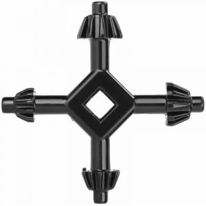 [JAMAIS UTILIS&Eacute;] Cl&eacute; de mandrin de forets 4 en 1, Cl&eacute; de Mandrin Perceuse, Cl&eacute; en croix-de mandrin &agrave; 4 voies, Cl&eacute; mandrin perceuse &agrave; colonne, Cl&eacute; en