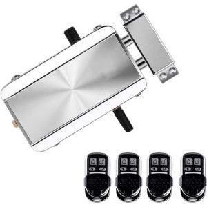 Serrure de porte &eacute;lectronique sans fil avec t&eacute;l&eacute;commande sans fil avec t&eacute;l&eacute;commande Keyless Entry Serrure &eacute;lectronique anti-vol Syst&egrave;me de contr&ocirc;le
