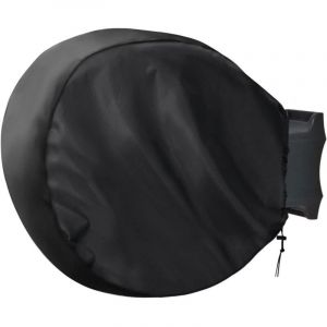 Housse de protection murale r&eacute;tractable noire pour enrouleur de tuyau d'arrosage (55 x 55 x 30 cm) - Protection pour vos tuyaux et enrouleurs.