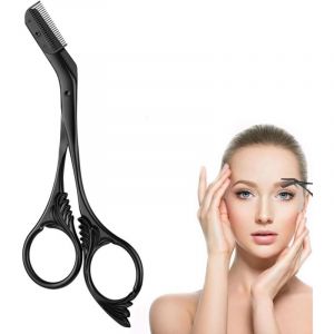1 Pi&egrave;ces ciseaux sourcils femme, Ciseaux sourcils homme, Tondeuse sourcil homme, Noir