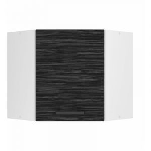 Meuble Haut Cuisine SGN60 i Meubles de Cuisine - Mural, Rangements, 1 Porte i Taille: 60 x 60 x 58 cm i Armoire Murale d'angle avec Poign&eacute;e en M&eacute;tal