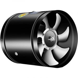 150mm Ventilateur D'extraction, 140 m&sup3;/h de Conduit Ventilateur Industriel en M&eacute;tal d'air Mural pour Salle de bain, Sous-sol, Garage, Tente de Culture