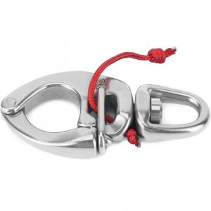 Mousqueton &agrave; &oelig;il Rapide, Mousqueton de s&eacute;curit&eacute; &agrave; &oelig;il Rapide, Rotation &agrave; 360 &deg;, Haute duret&eacute;, Mousqueton de Bateau en Acier Inoxydable 316 pour