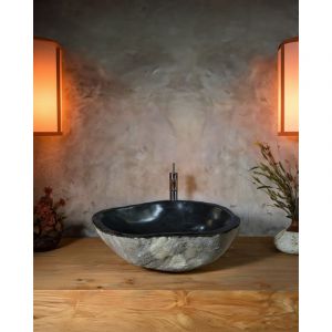 Eram - Vasque pierre de rivi&egrave;re noire