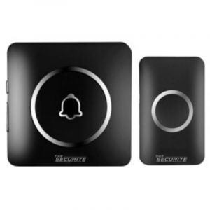 Sonnette sans fil PB-208R noire 300 m&egrave;tres