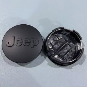 Cache-moyeu 64mm compatible Jeep Compass Cherokee Patriot &ndash; Capuchon centre de jante voiture, cache centre roue pour jantes auto, accessoire roue