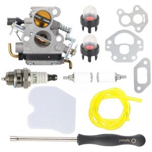 Carburateur avec Tournevis de R&eacute;glag Filtre &agrave; Air pour Husqvarna 235 235E 236 236E 240 240E C1T-W33 4 Zama Tron&ccedil;onneuse Remplace 574719402 545072601