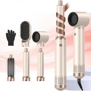 Air Styler Pro 5 en 1 Air Brush 5 en 1 Seche Cheveux 5 en 1 Avec Seche Cheveux Boucleur, Airbrush Cheveux, Airbrush, Brosse Lissante, airbrush 5 en 1