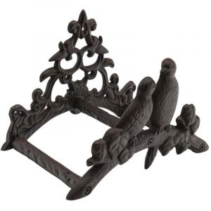 Support mural de tuyau d'arrosage en fonte