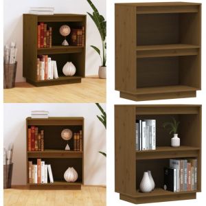 Vidaxl - Armoire console Marron miel 60x34x75 cm Bois de pin solide - Buffet - Meuble tv - Commode - Armoire Console - Rangement - Home & Living