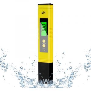 Ulisem - 4 en 1 Ph metre, Testeur pH Mètre, testeur ph,pH-mètre avec Écran lcd, résolution Haute précision 0,01, ph metre piscine
