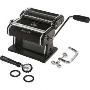 Marcato Atlas 150 Nera machine &agrave; p&acirc;tes noire aluminium