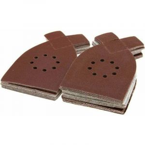 Feuilles de ponçage pour ponceuse à paume Black & Decker, grains disponibles 40, 60, 80, 100, 120.