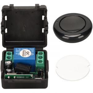 Ciciglow Commutateur de Relais de T&eacute;l&eacute;commande, DC12V Type d'apprentissage Commutateur de T&eacute;l&eacute;commande sans Fil T&eacute;l&eacute;commande de Relais sans Fil