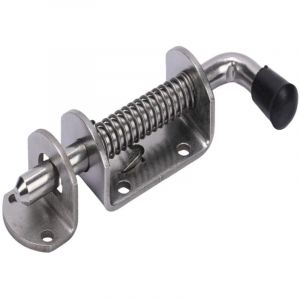 1 lot de loquets &agrave; ressort, verrou de s&eacute;curit&eacute; &agrave; barillet de remorque, verrou &agrave; goupille en acier inoxydable robuste pour porte d'abri de jardin,