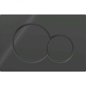 Pour Geberit Sigma01 - Plaque de d&eacute;clenchement SIgma01, noire 115.770.DW.5