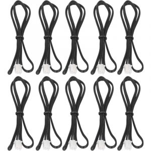 Sonde de capteur de temp&eacute;rature 10K pour climatiseur thermistance NTC sonde de capteur fiable sensible r&eacute;sistant &agrave; la rouille &eacute;tanche