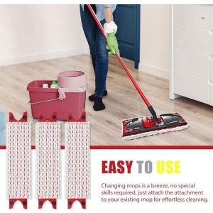 3 Pi&egrave;ces Serpillere Recharge pour Vileda Balai Microfibre Kit, pour Vileda Ultramax Mop 2 en 1 Absorbante Recharge