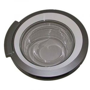 Hublot complet d'origine en plexiglass (334629-59377) (00704287) Lave-linge siemens Bosch constructa, gaggenau
