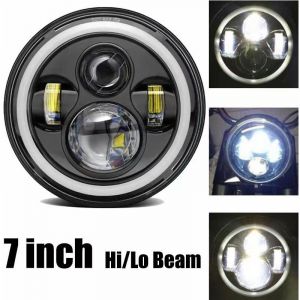pi&egrave;ces 7 pouces voiture moto phare LED avec DRL/clignotant/feux de croisement/feux de route 7 ''phare rond 6000K 140W IP67 &eacute;tanche,de DEBUNS