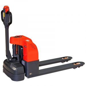 Transpalette &eacute;lectrique compact &agrave; batterie gel - Capacit&eacute; maximale 1500kg - Fourches 1150x540mm - SEPT15W