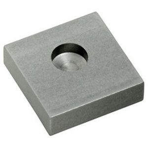 Plaque pour pivot inférieur Ø24,5 mm – base 115 mm – pour gonds de portail – Comunello A.115