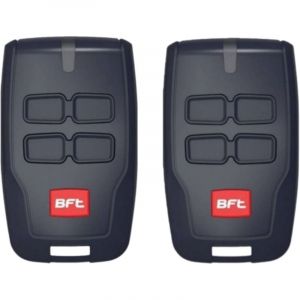 Lot de 2 bft t&eacute;l&eacute;commande 12v 4 canaux 433 mhz mitto b rcb04 r1 2600535 d111906