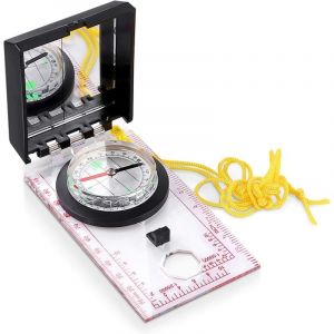 Ccykxa - Boussole de Navigation pour la Lecture de Cartes, Boussole Professionnelle pour la Course d'orientation, Boussole multifonctionnelle avec