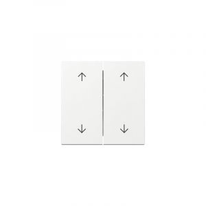 329703 interrupteur à bascule double blanc pur brillant - Gira