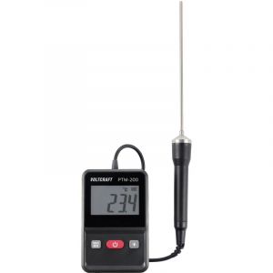 Voltcraft - PTM-200 Thermom&egrave;tre &agrave; sonde &agrave; piquer Plage de mesure de temp&eacute;rature -200 &agrave; 200 &deg;c sonde Pt1000 mesure par con